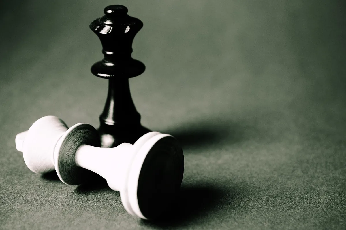 board game, checkmate, chess, challenge, chess pieces, close up, black and white, chess game, game, intelligence, leisure, play, recreation, strategy, chess, ch