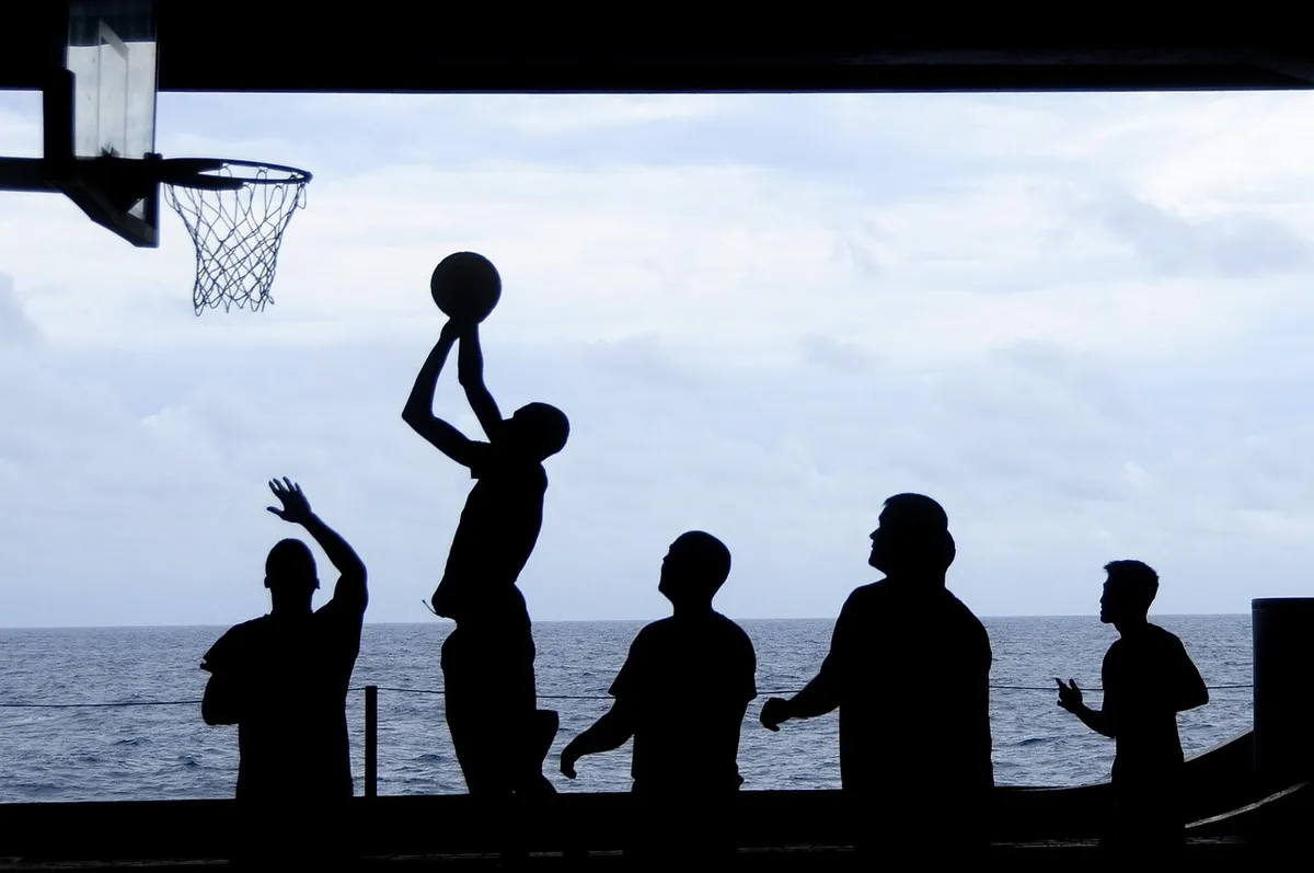 basketball, playing, silhouette, basketball ring, ball, game, sports, players, team, basketball, basketball, basketball, basketball, basketball, sports, team