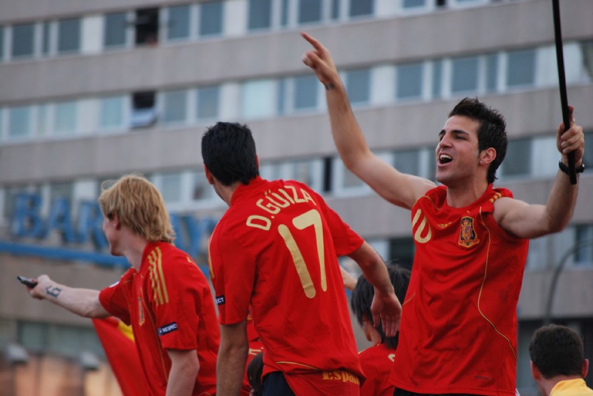 Spanish Football Players. Cesc Fabregas.