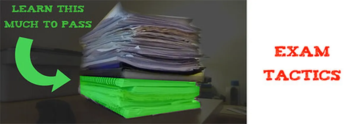 exam tactics
